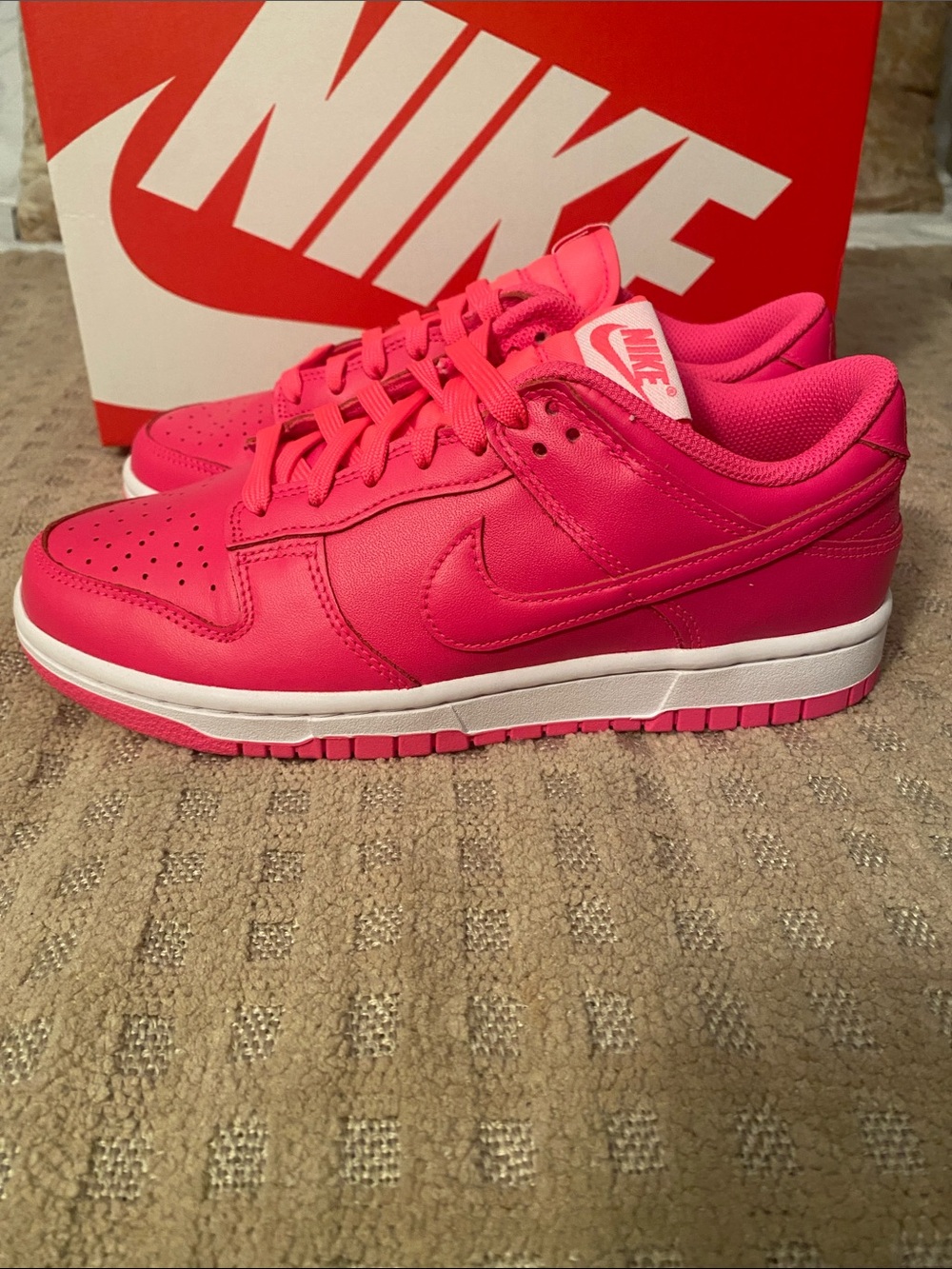 Nike Dunk Women’s Low Top Sneaker — Bright Pink